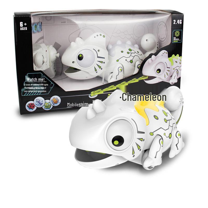 Golden Light Color-Changing Remote Control Dragon Toy - Interactive Educational Tyrannosaurus Rex Electronic Pet