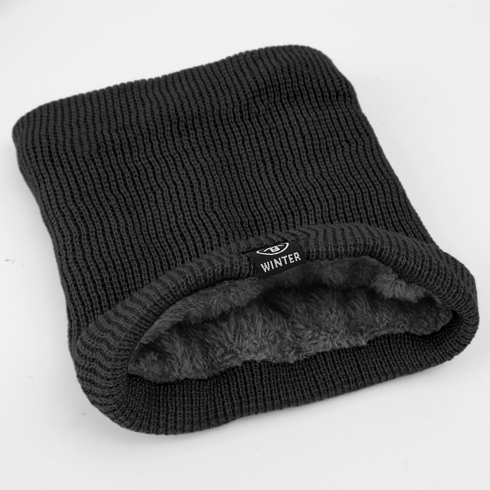 Luxurious Winter Cashmere Scarf for Women Thick Fleece Neck Warmer Wool Knit Bandana Plush Ski Headband Buff