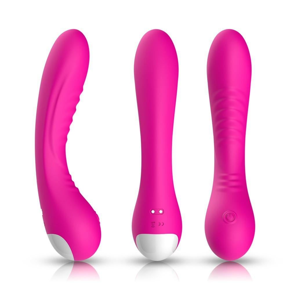 Vibromasseur Courbé 9 Modes De Vibration Rose Usk V01 Pnk