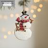 Colorful 3D Retro Bell Resin Ornament - American Cartoon Style Christmas Hanging Decoration