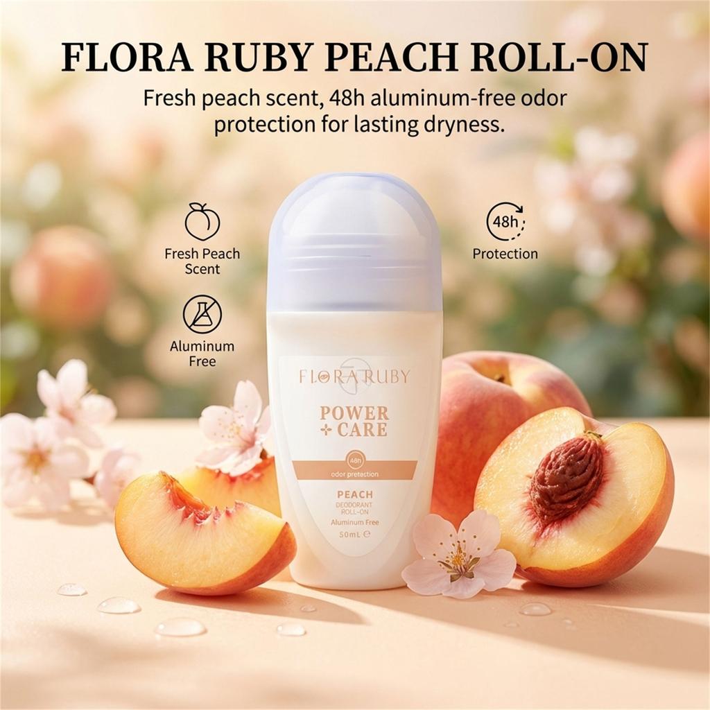 Antiperspirant Deodorant Roll-On 50ml Long-Lasting Dryness with Scent for Sensitive Skin