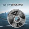 4 Jaws Self Centering Chuck Zinc Alloy Self-Centering Drill Chuck with Motor Connection Shaft for Grinding Milling Lathe Machine