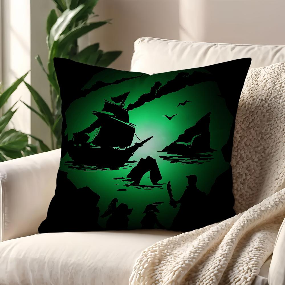 

S-Sea of T-Thieves B Наволочка для подушки для дома, дивана, гостиной, офиса, магазина, обложка для печати, комфорта, украшения, скандинавской простоты 66x66cm