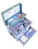 Disney Princess Frozen 2 Cosmetic Set with Carrying Handle, 23-Piece Set, Includes Disney Stickers, Kids' Cosmetics and Makeup Set, Cosmetic Box,
