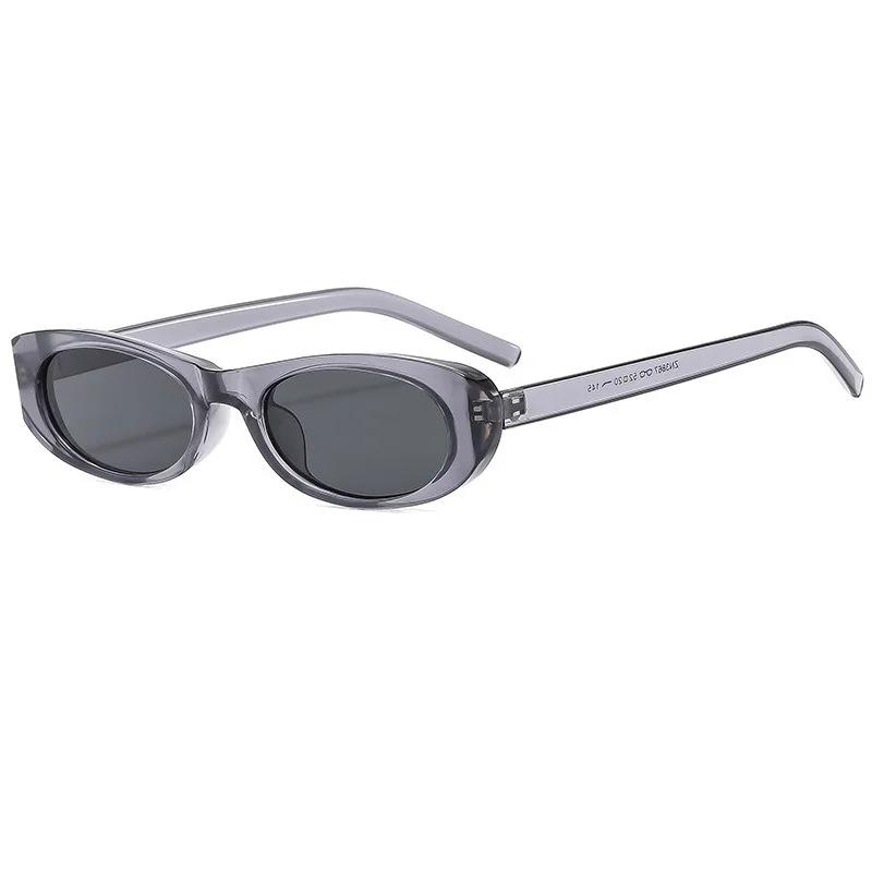 Vintage Cat Eye Oval Sunglasses Women Designer Fashion Trendy Small Frame UV400 Protection Sun Glasses