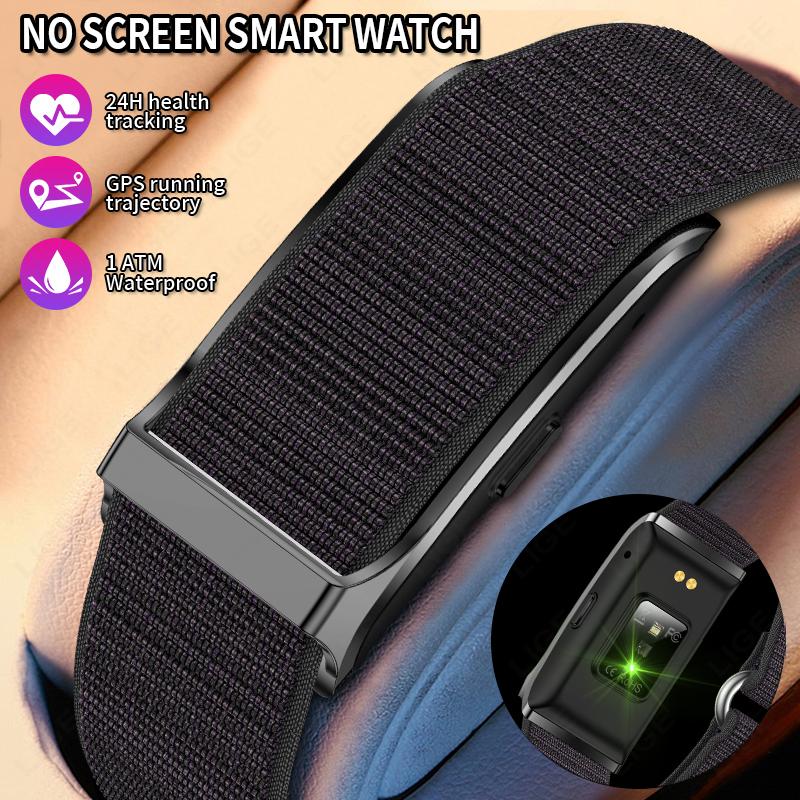LIGE Novo Smartwatch Sem Tela Mulheres Esportes Monitoramento de Saúde Smart bracelet Homens Smart Watch