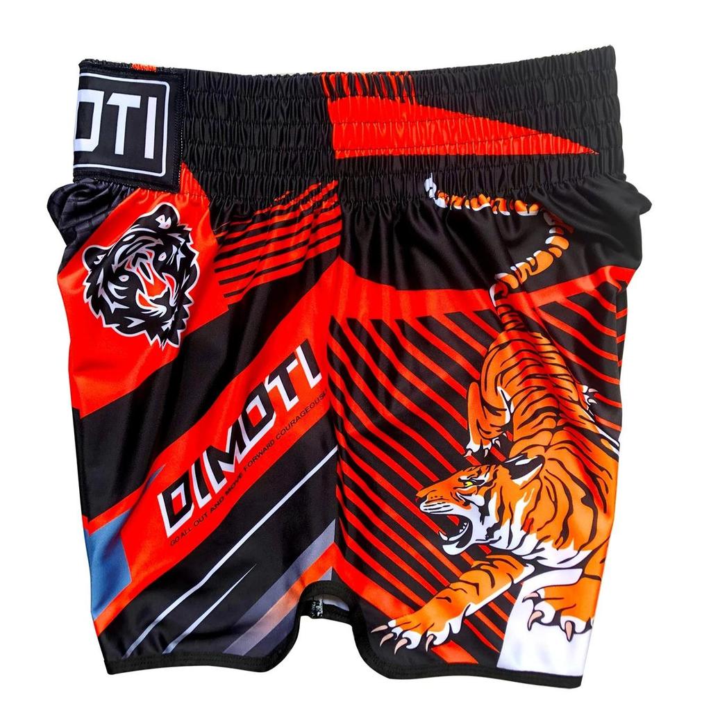 Twin Tiger Muay Thai Kickboxing Boxing MMA UFC Casual Shorts Gym Sport Unisex Men Women Workout Quick Dry Print Elastic High Waist Training