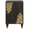 Bathroom Cabinet Black 38 x 33 x 58 cm Solid Mango Wood