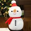 23/40CM Santa Claus Plush Doll Snowman Reindeer Stuffed Animal Toys Christmas Gift Decor for Kids Holiday Party Decoration