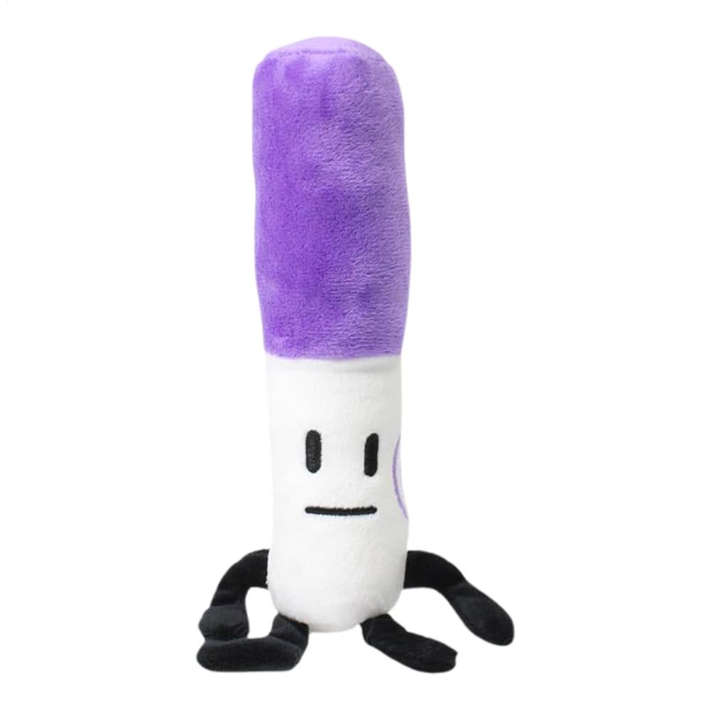 Marker Stuffed Doll Stuffed Animal Funny Doll Plush Toys Stuffed Toys Collectible Dolls Marker Pen Game Plushie Cute Doll Living фиолетовый