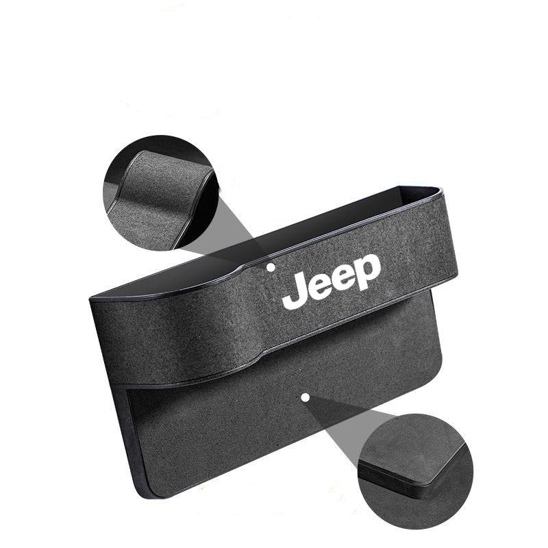 Car Seat Gap Storage Box Universal Seat Box Auto Organizer For Jeep TRAILHAWK COMMANDER LIBERTY Wrangler Lanyard Car Accessories AKT1