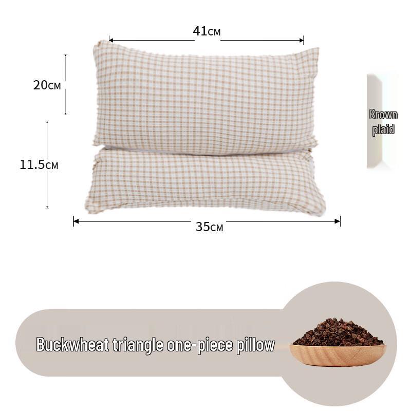 Yu Yi Ren Buckwheat Connected Triangular Pillow