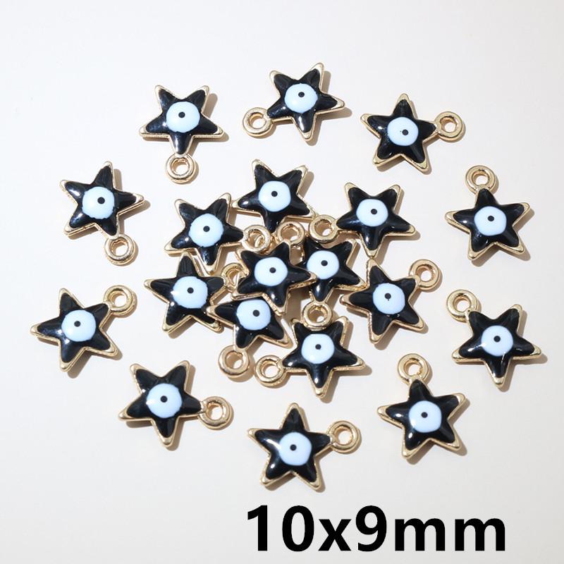 30pcs 15x13mm Enamel Heart Charms Pendant Alloy Metal DIY Jewelry Making Accessories for Earrings Bracelet Necklace Findings