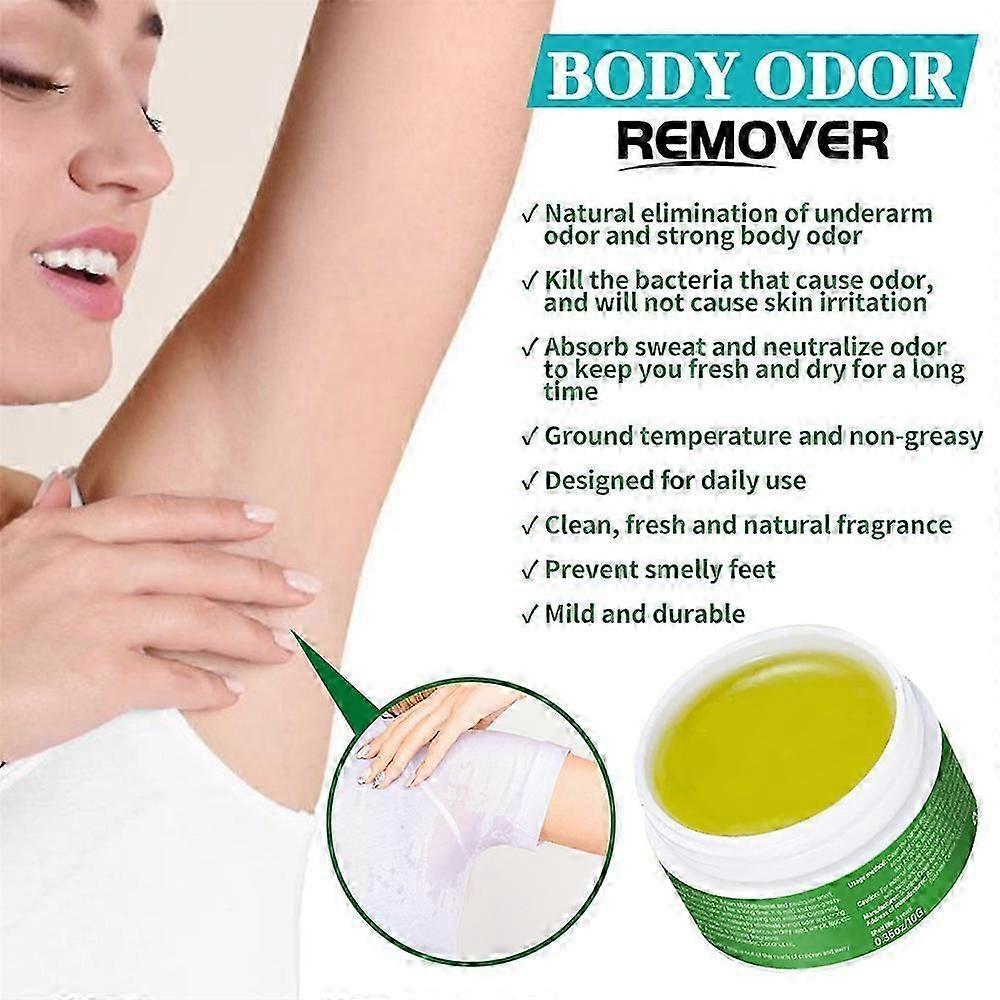 2X Underarm Care Odor Cream Deodorant Cream Herbal Body Odor Cream Remover