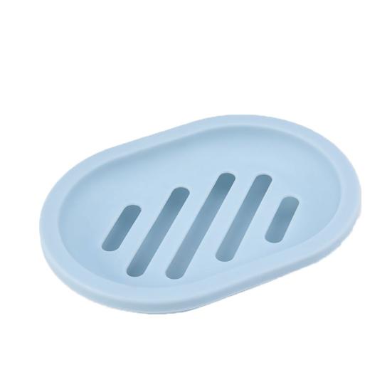 Home Bathroom Shower Soap Dish Storage Tray Holder Plate Rack Plastic Drain Box