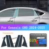 For Genesis G80 CAR Exterior Front Lamp Black Anti-Scratch Film Headlight Transparent Protective Film Golden Sticker Accessories