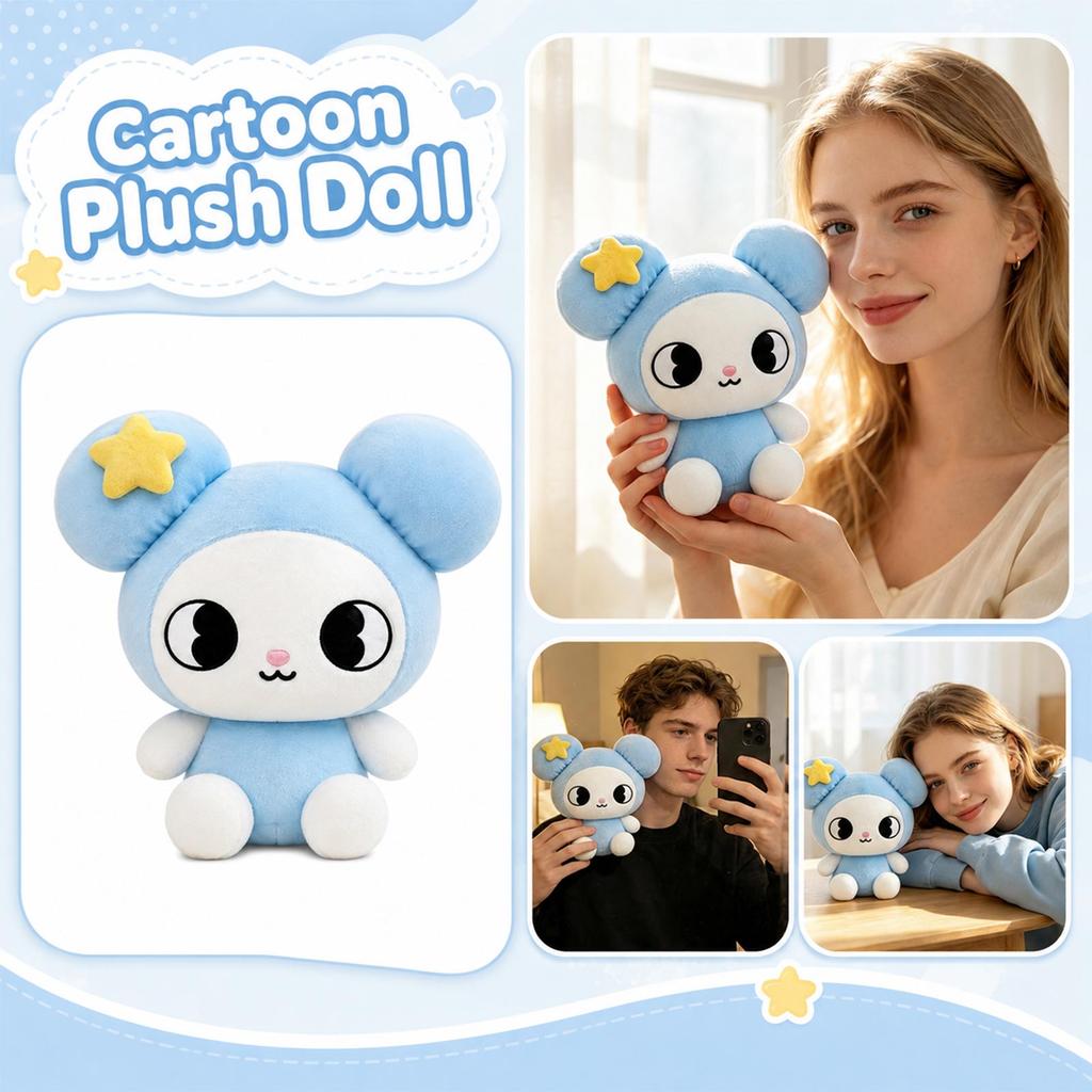 Soft Plush Stuffed Animal Toy for Kids Cuddle Gift