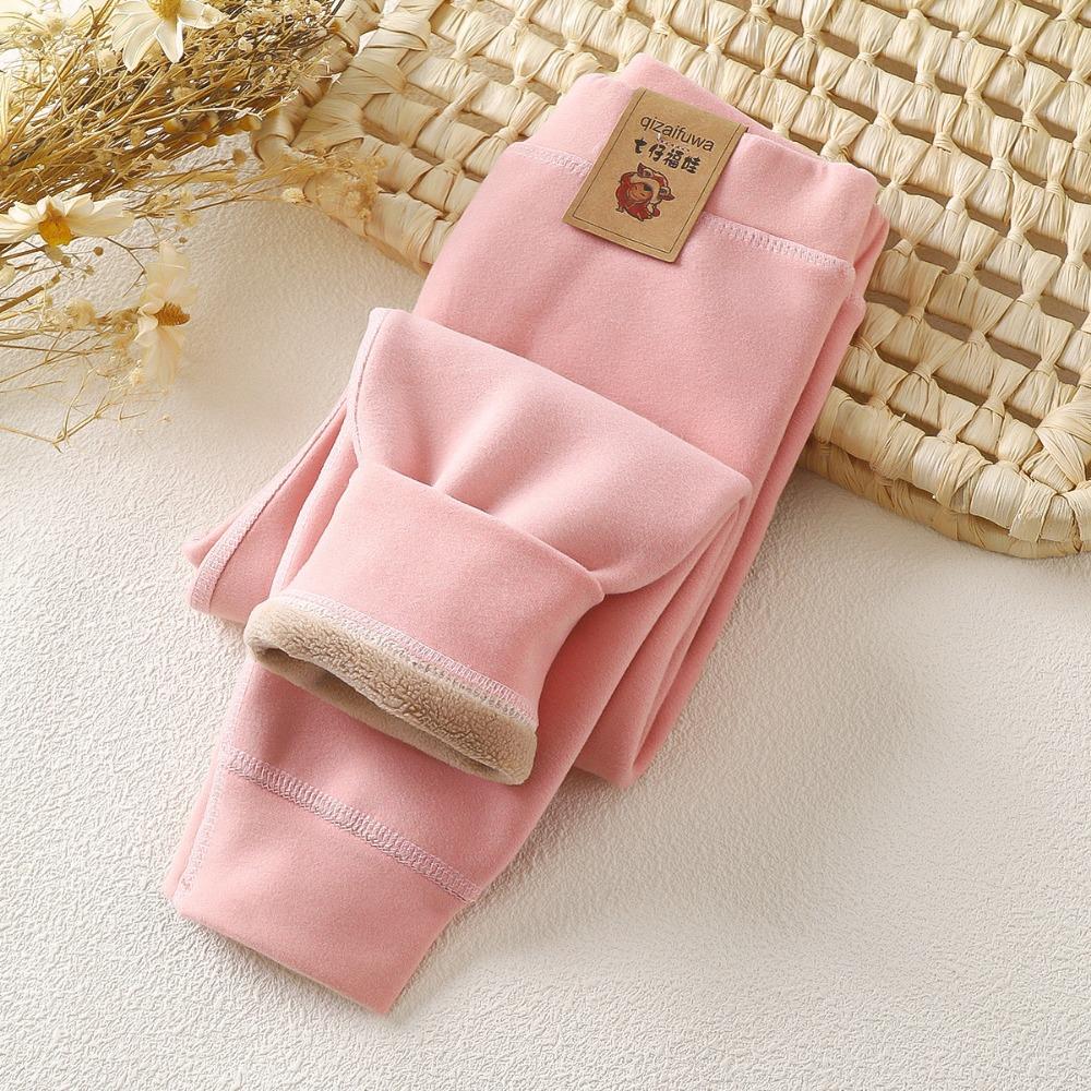 

Детские брюки из полар-флиса, для мальчиков и девочек, теплые брюки на осень и зиму, утолщенные длинные брюки с плюшевой подкладкой для детей старшего возраста, леггинсы 110