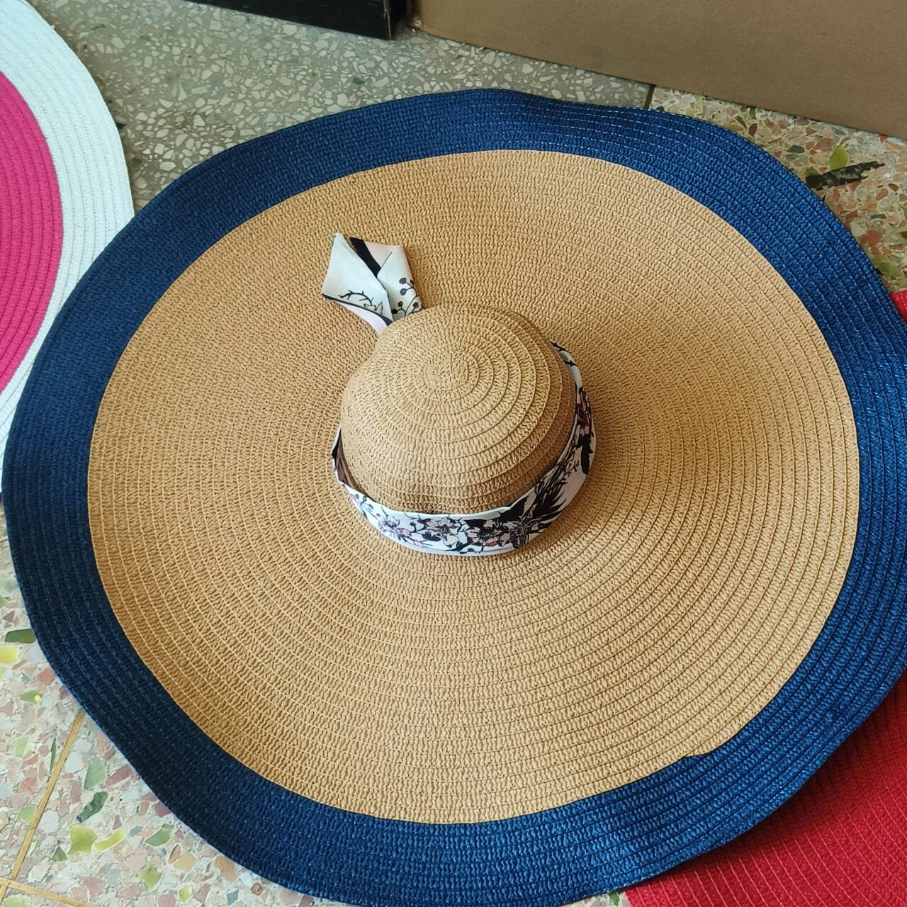 Summer women s straw hats oversized brim straw hats women s foldable vacation beach hats large brim sun hats M56cm-58cm
