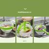 Vegetable Cleaning Rotating Drain Basket For Vegetables And Fruits Cleaning, Dehydration, Dripping Household Kitchen Gadgets