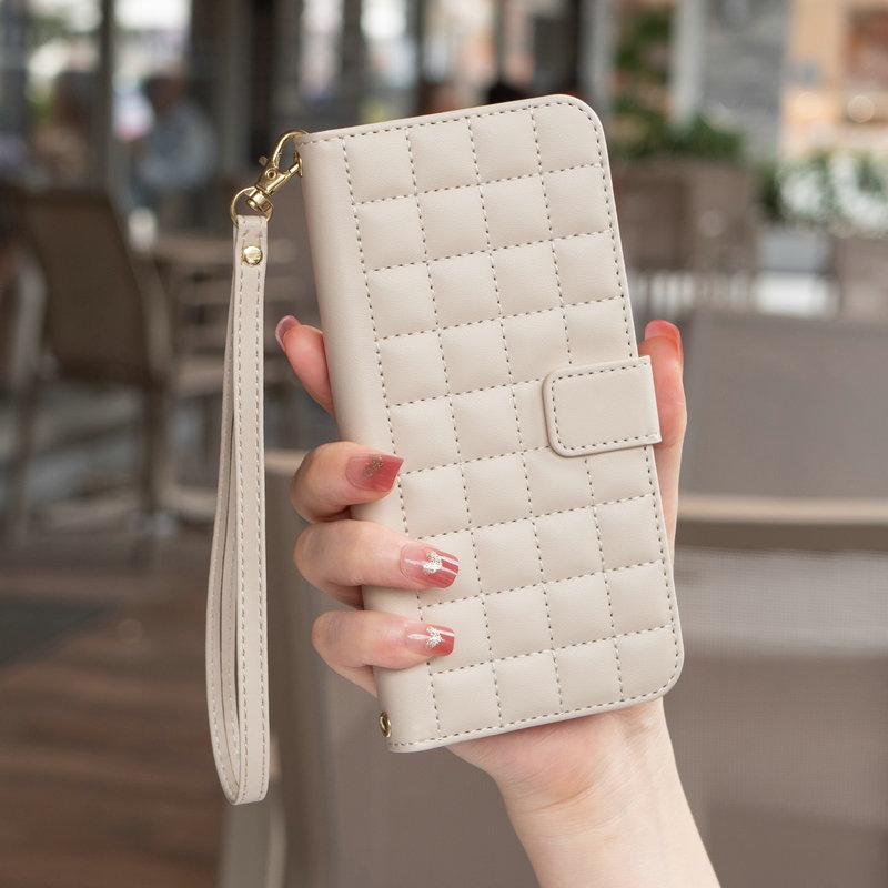 For Nokia G42 G22 C22 C32 Luxury Case Checkered Leather Card Book Funda Nokia G22 Case Phone C 32 22 G 42 Flip Cover Shockproof