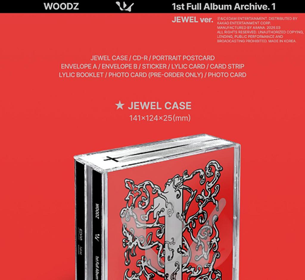 WOODZ - 1st Full Album [Archive. 1] (Jewel Ver.)