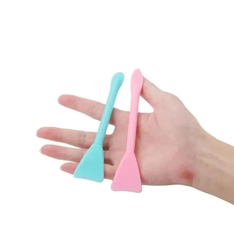 2Pcs Multifunctional Silicone Brush Mixing Brush Soft Brush Makeup Brush Tools Easy To Clean