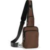 VADOO Sling Bag, Crossbody Bag with Zipper Lock, RFID Blocking & Water Resistant for Men and Women