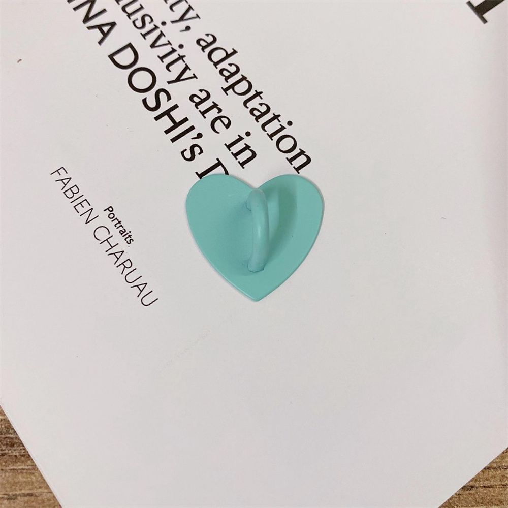 Grip Holder Metal Heart Finger Ring Phone Stand Holder Phone Clasps Hooks Phone Case Finger Ring