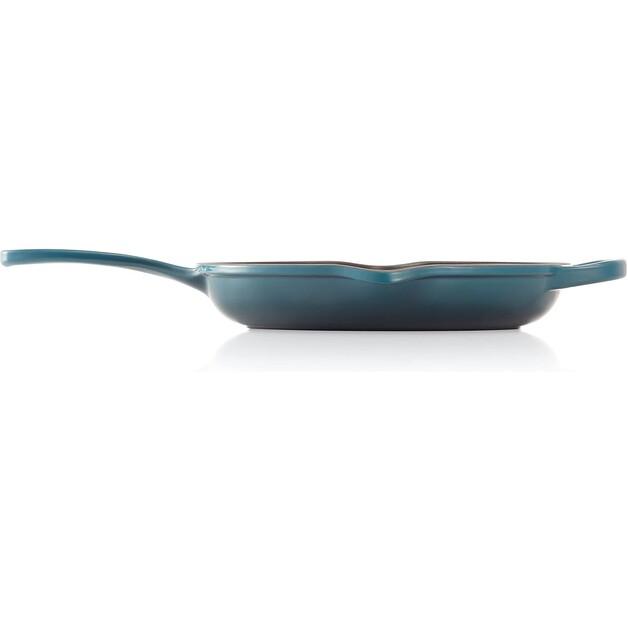 Сковорода Le Creuset Signature чугунная для сервировки круглая 23 см глубокая бирюзовая (20182236420422)