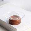 Glass Fruit Plate High Footed Dessert Plate Pastry Plates Snack Bowl Candy Dish Display Stand Cake Stand Dried Fruit Plates Tray