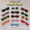 Small Square Rectangle Sunglasses Women Square Sunglasses 90s Retro Eyewear Vintage Candy Color Sunglasses Lentes Sol