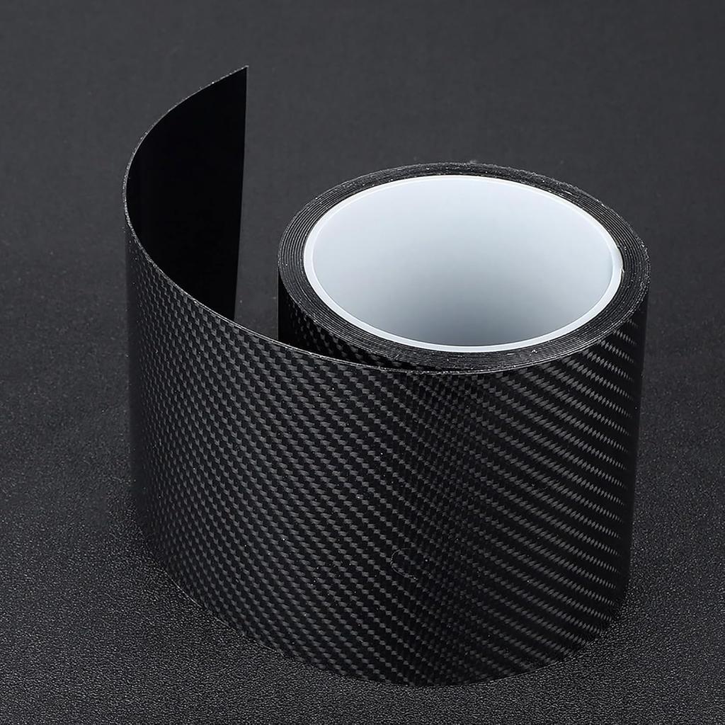 Carbon Fiber Protective Film for Car Door Guard, Scratch Sticker, 10cm x 3 Meters