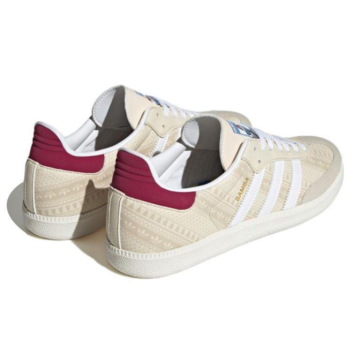 Кроссовки унисекс adidas Samba Wonder White Legacy Burgundy — фото 4
