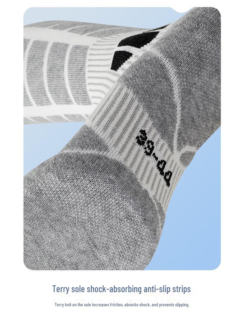 Merino Wool Ski Socks - Warm, Anti-Slip Snow Socks for Autumn and Winter Outdoor Sports
