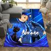 Nighttime Adventure Stars Customize Your Name Floor Mat Suitable for Game Room Study room Decorate room Playrooms Antislip Carpet Anime Office Decor