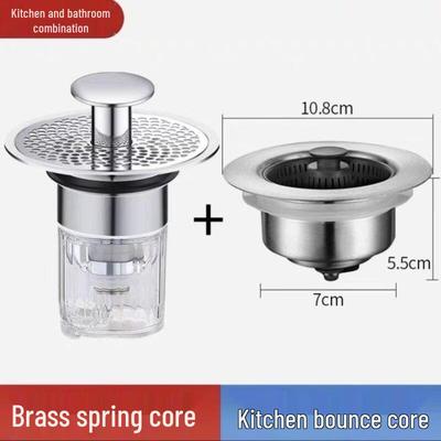 Stainless Steel Basin Pop-up Drain Stopper