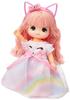 TAKARA TOMY "Licca Doll LD-27 Yumekawa Maki-chan" Dress-up Doll Pretend Play Toy for Ages 3 and Up [Doll (wearing Dress and Underwear) (1), Headband