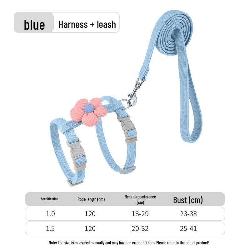 Little Bee Cat & Small Dog Harness and Leash Set
