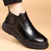 Men's Chelsea boots Fashionable gentleman style Leisure Business Party Daily office outdoor motorcycle Adult Elegant shoes