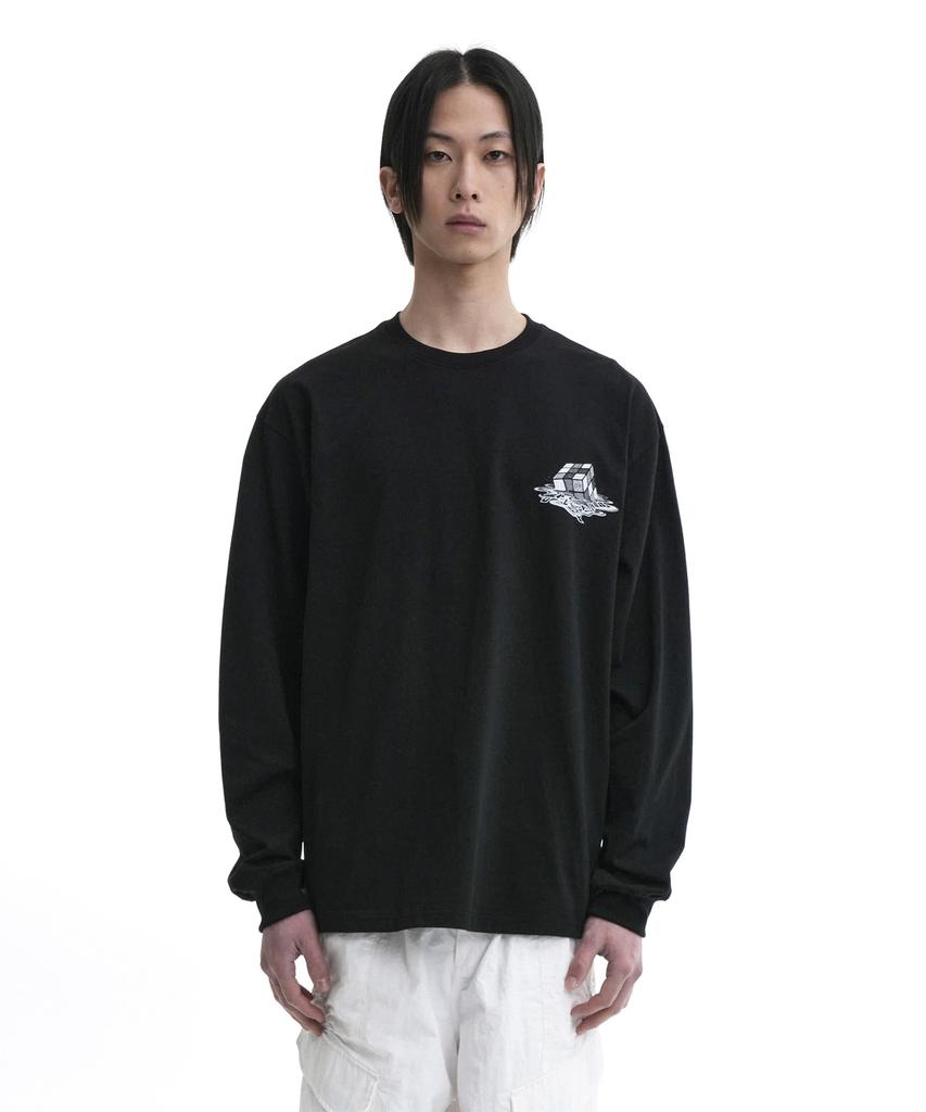 Opeunyadeu(Owai) Melting Cube Long Sleeve-Black