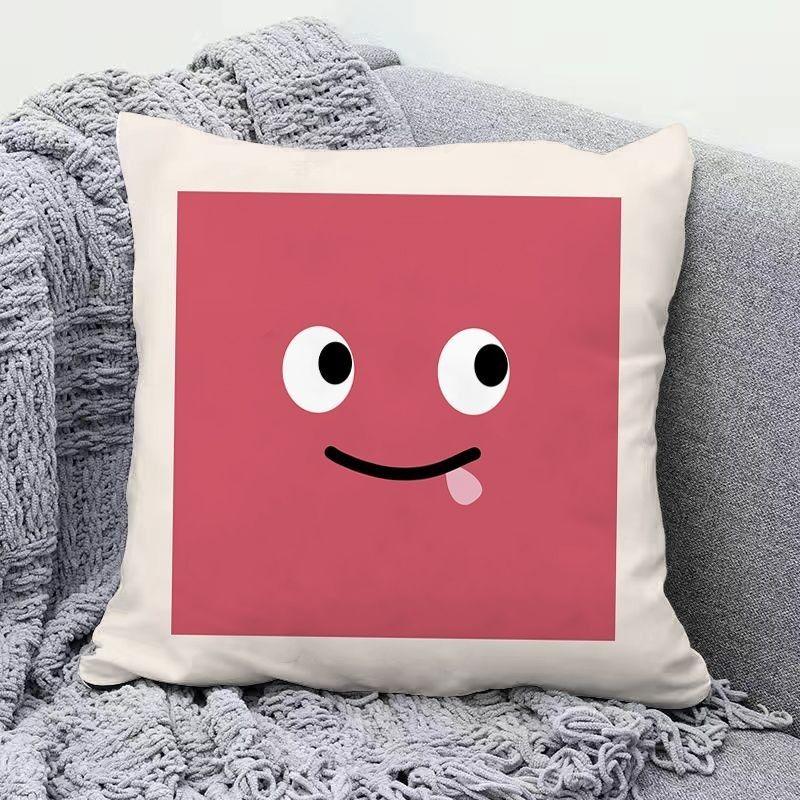 

Наволочка с забавным выражением в виде мультфильма для украшения общежития, офиса, гостиной, дивана, дома, наволочка 40x40cm
