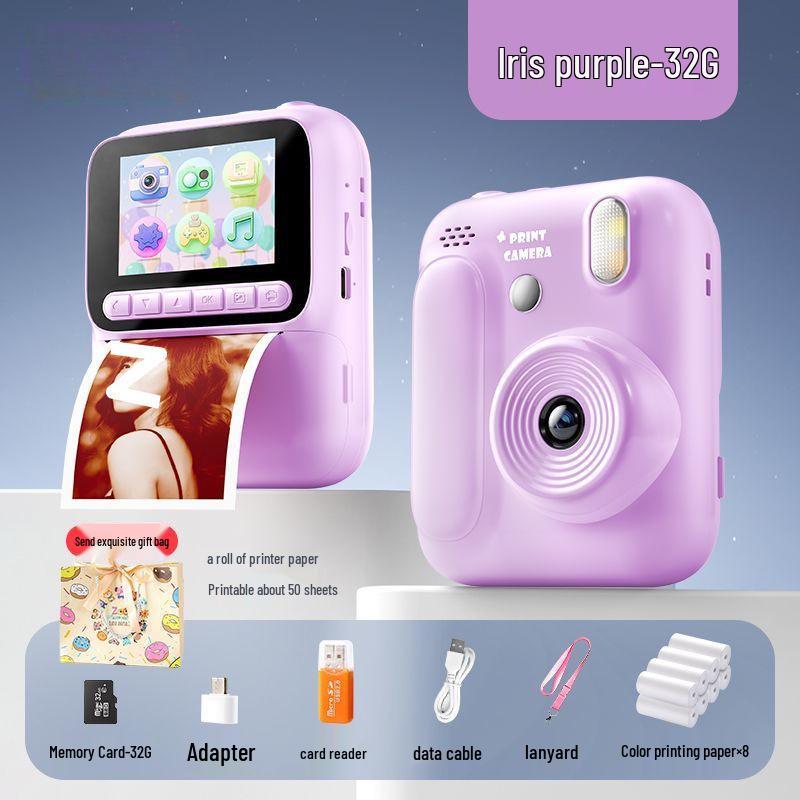 2025 Student Portable Instant Digital Camera with Video & Photo Printing
