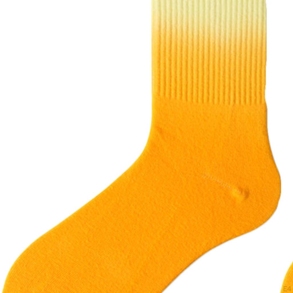 Athletic Tube Long Socks, Gradient Running Breathable Socks Thin