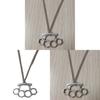 Geometric Alloy Pendant Necklace For Men Women With Cross Chain Metal Fashion Jewelry