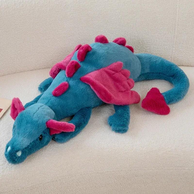 Neue Drachen Plüschtiere Stofftier Dinosaurier Fliegende Flügel Weiß Rosa Grün Blau Drachen Plüschtiere Puppen Geburtstagsgeschenk für Jungen