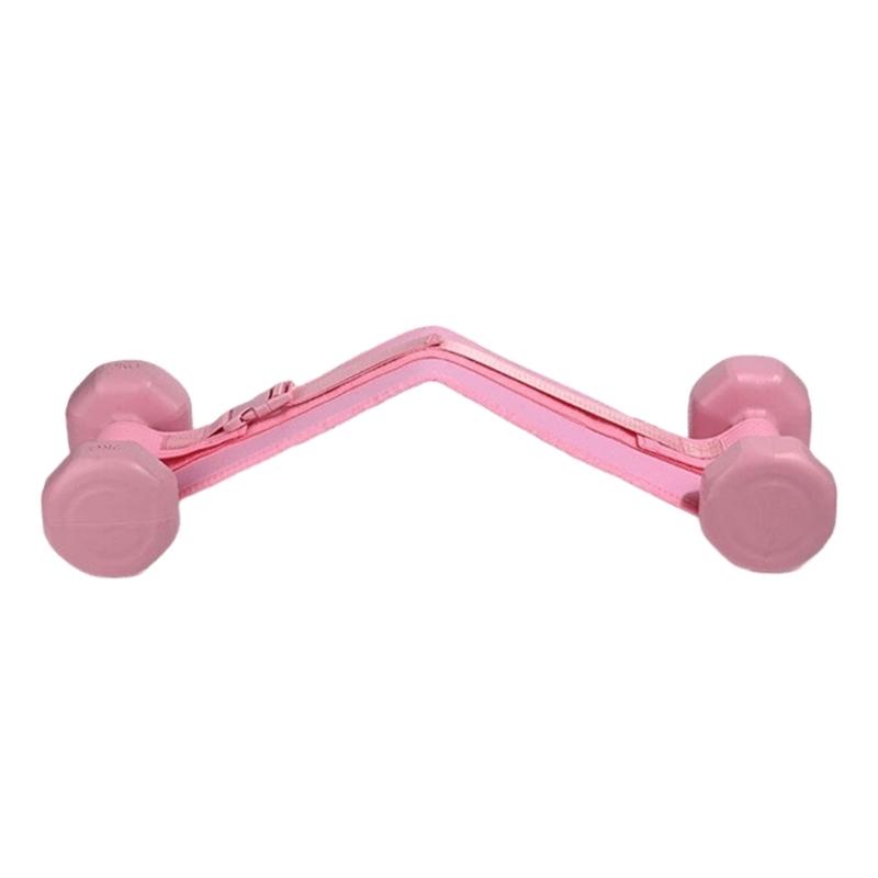 Hip Thrusts Belt Folding Band Adjustable Exercise Bridge Belt Soft Dumbbell Strap for Dumbbells, Kettlebells, Plates