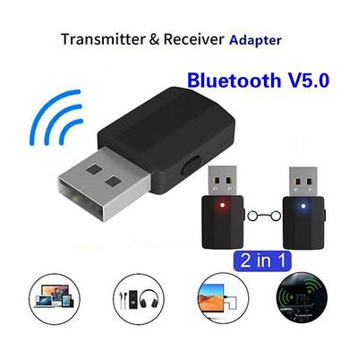 2 IN 1 USB 5.0 Bluetooth Audio Bluetooth Transmitter Powerful Adapter