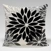 Geometric Color Flower Pillow Cover Polyester Fabric Modern Decor For Living Room