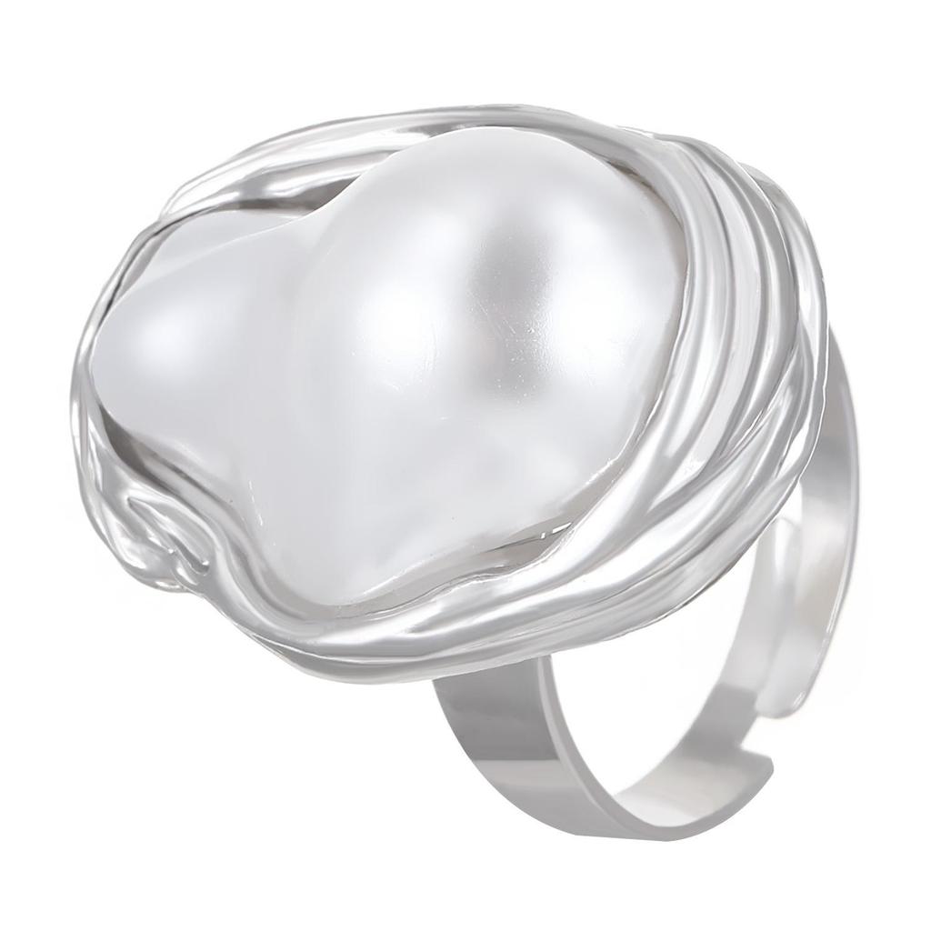 Baroque Pearl Jewelry Set: Necklace, Earrings, Ring, Bracelet, Choker for Women